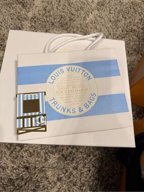 Louis Vuitton Blue, White & metal resort, packaging limited edition items